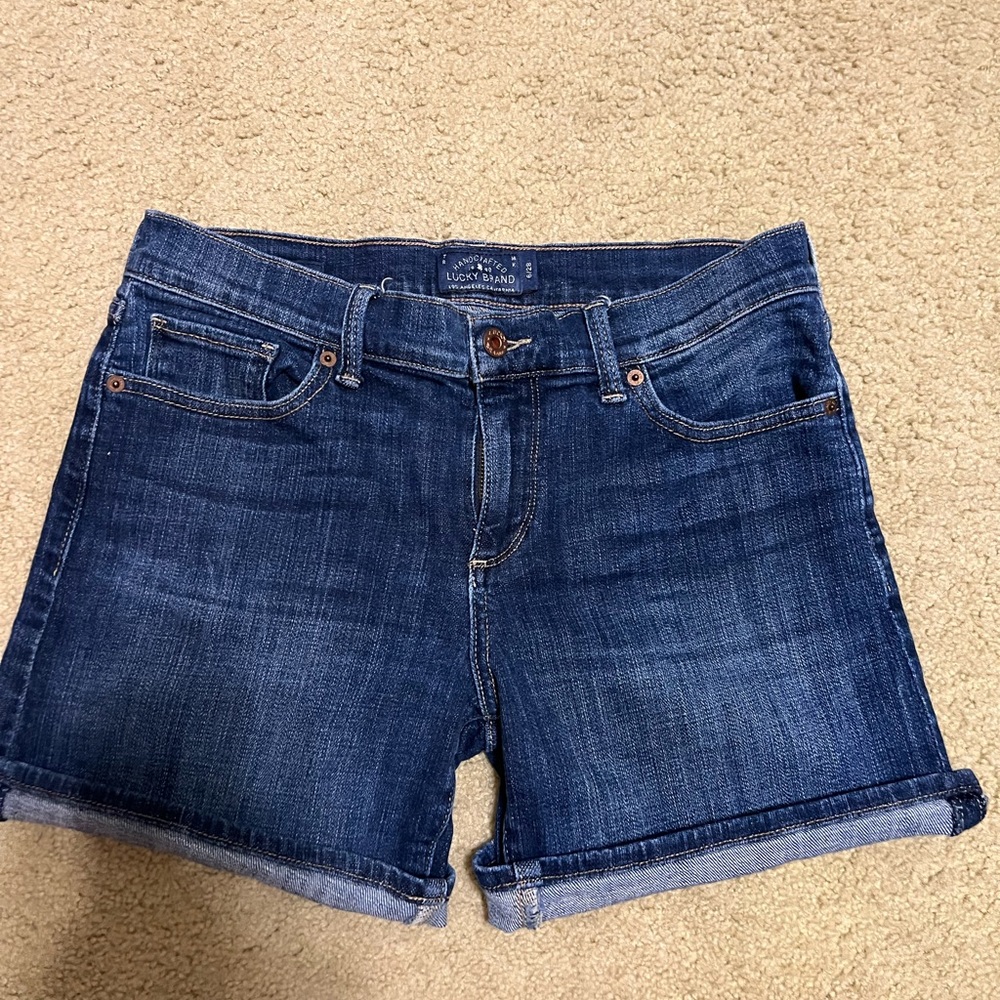 Denim shorts